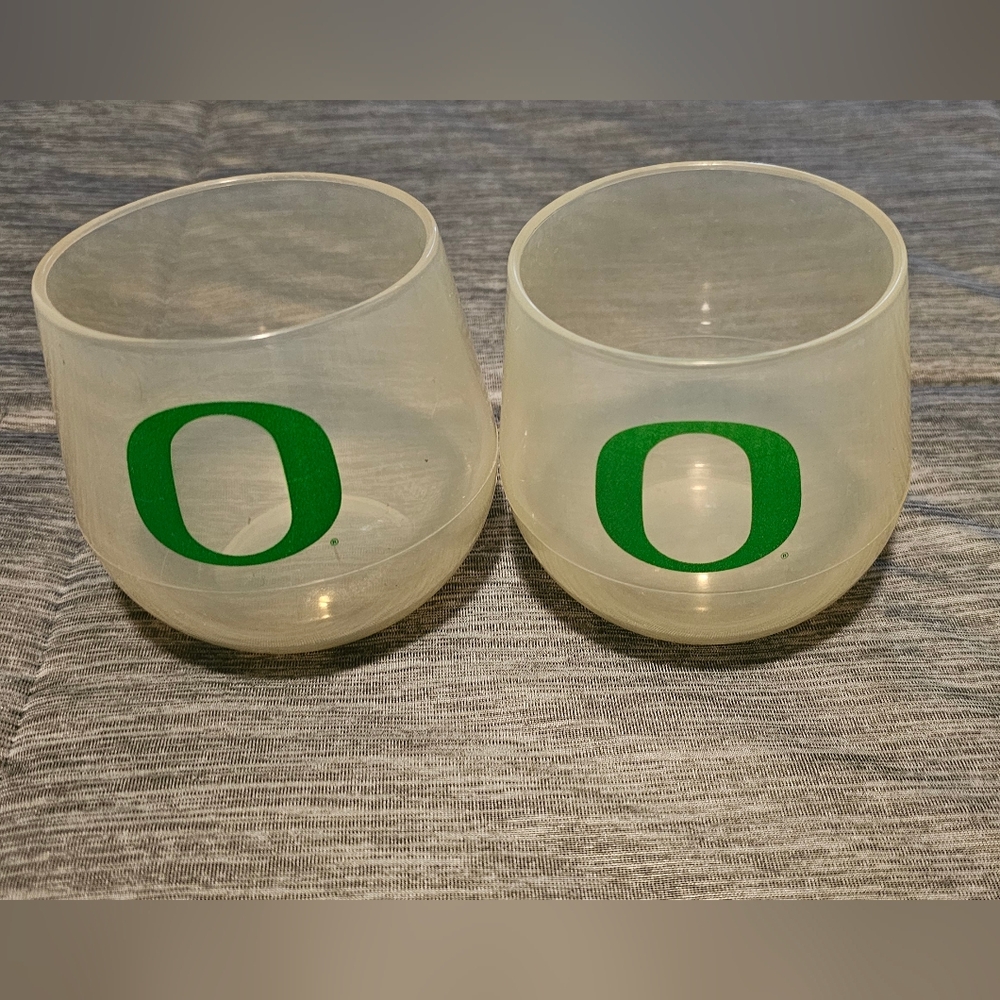 Oregon Ducks Silicone Wine Tumblers